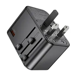 Зарядний пристрій Hoco AC17 USB/ 2 PD Type-C 65W чорний - мініатюра 6