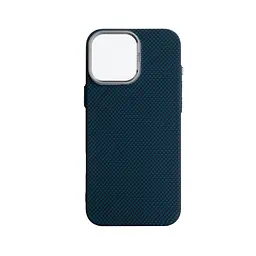 Карбоновый чехол для Apple iPhone 16 Pro Max, LikeCarbon2 MagCase, синий, тонкий защитный чехол-панель из поликарбоната с магнитами N52, MagSafe, противоударный, совместим с беспроводной зарядкой, приподнятые края для защиты камеры, ArmorStandart (ARM88593)