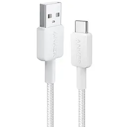 Кабель Anker 322 USB-A - USB-C, 0.9м, Білий (A81H5H21/A81H5G21) - мініатюра 3