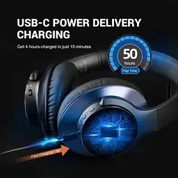Навушники OneOdio A10 Bluetooth 3.5 мм Black (A10 Black) - мініатюра 7