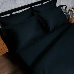 Набір наволочок Moon&Star Satin Premium Black Velvet 50х70 см 2 шт - мініатюра 2