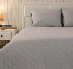 Покривало Руно VeLour 150х220 "Dark Grey ромб" (360.55_Dark Grey ромб) - мініатюра 5