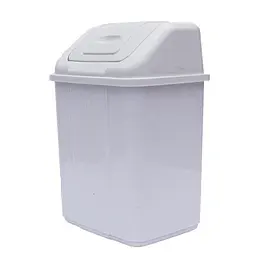 Відро для сміття Plastic's Graft 9,5 л, білий мармур (29814)