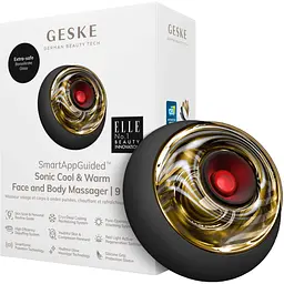 Звуковой массажер для лица и тела GESKE Sonic Cool & Warm Face and Body Massager 9 в 1 серый