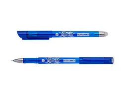 Ручка BUROMAX гелева "Пиши-Стирай" ERASE SLIM, 0.5мм, сині чорнила