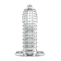 Насадка на член Baile Silikon Penis Sleeve Clear, +5 см (прозорий)