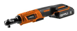 Тріскачка аккумуляторна Neo Tools Energy+ 18В 250 об/хв 60 Нм 3/8" адаптер 1/2" 0.89 кг без АКБ та ЗП - мініатюра 3