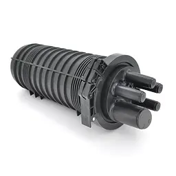 Муфта оптична Merlion ML-OP-F106H-96C, герметична, 5 вводів, до 4-х касет, до 96 зварок, матеріал PP - мініатюра 2