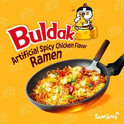 Локшина швидкого приготування Samyang Buldak Four Cheese Hot Chicken Ramen Noodles 130 г - мініатюра 5