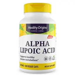 Альфа-ліпоєва кислота Healthy Origins Alpha Lipoic Acid 600 mg, 60 вегакапсул