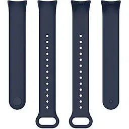 Ремінець DK CDK для Xiaomi Mi Smart Band 10 Silicone Sport Band (015812) (dark blue) - мініатюра 2