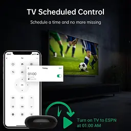 Універсальний пульт дистанційного керування ERemote HA Smart Wi-Fi IR інфрачервоний бластер для телевізора, кондиціонера, STB - мініатюра 2