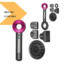 Фен XPRO LY-94 M&A-2000, 5 в 1 (41739-16065_967) - мініатюра 2