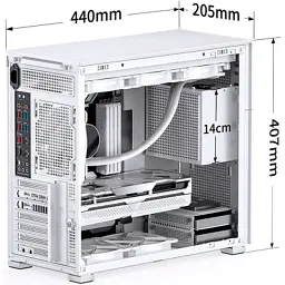 Корпус для ПК JONSBO D41 STD White - мініатюра 12