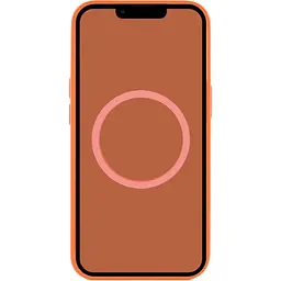 Чохол Silicone Case with Button, Animation & MagSafe для Apple iPhone 17 Terra Cotta AAA [172567] - мініатюра 3