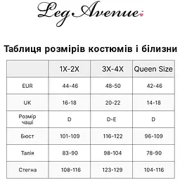 Бодістокінг Leg Avenue Off The shoulder Bodystocking Black Queen Size - мініатюра 4
