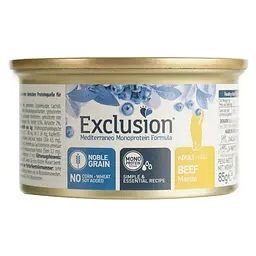 Вологий корм для котів Exclusion Noble Grain Cat Adult Beef All Breedss, 85 г
