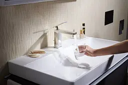 Змішувач для умивальника Hansgrohe Tecturis E з донним клапаном chrome 73010000 - мініатюра 2