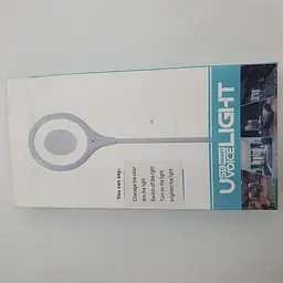 Гнучка USB LED настільна лампа з голосовим керуванням англійський підсвічування нічник 1,5Вт UKC LK-50 - мініатюра 12