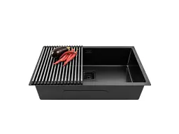 Кухонна мийка Weilor Filigran WRC 7745 Graphite - мініатюра 6