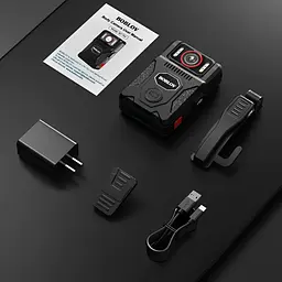 Нагрудний відеореєстратор Boblov M7 PRO 4K 128GB GPS (75-00213) - мініатюра 7