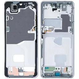Рамка дисплея Samsung G998 Galaxy S21 Ultra срібляста, Phantom Silver