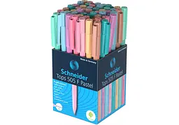 Ручка кулькова Schneider TOPS PASTEL S150520 синя 0,5 мм. корпус асорті (50/500)