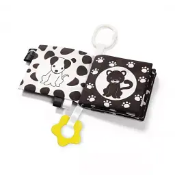 Розвиваюча м'яка книжка BabyOno Black&White - мініатюра 4