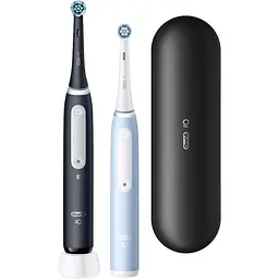 Набір електричних зубних щіток Oral-B iO3 чорна та блакитна + Футляр