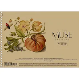 Альбом Muse Drawing на спіралі A4 30 аркушів в асортименті (PB-SC-030-319) - мініатюра 3