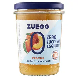 Джем Zuegg Zero Zuccheri aggiunti Pesche Персик без цукру 220 г