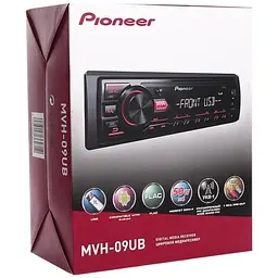 Автомагнітола Pioneer MVH-09UB автомобільна магнітола чорна - мініатюра 7