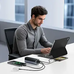 Зовнішній акумулятор Baseus EnerGeek GP12 20800mAh 145W Black (P10082109813-00) [152269] - мініатюра 8