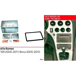 Перехідна рамка Alfa Romeo 159, Brera ACV 381001-06 - мініатюра 5