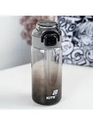 Пляшка KITE для води 600 мл чорна (K25-1212-1) - мініатюра 6