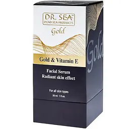 Сироватка-концентрат для обличчя Dr. Sea Gold з золотом, з ефектом сяйва 30 мл (501446) - мініатюра 3