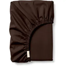 Простирадло Cosas сатин на резинці для коляски та люльки 40x80 brown, шоколад (11Satin_Brown_FittedStroller_40х80)