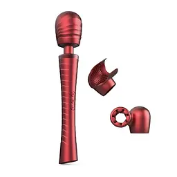 Вібромасажер Dorcel Man.wand Edgy, 30 см (червоний)