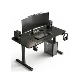 Комп'ютерний стіл GT Racer TY-1451 Black (TY-1451 (140x60x71-116) Black) - мініатюра 7