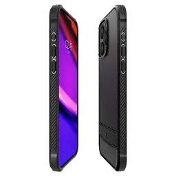 Чохол Spigen Rugged Armor (MagFit) Matte Black для iPhone 15 Pro (ACS06703) - мініатюра 4