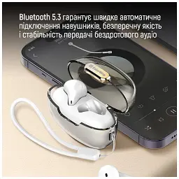 Навушники ColorWay Slim TWS-2 Earbuds White (CW-TWS2WT) - мініатюра 6
