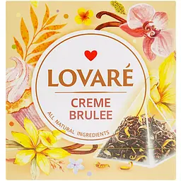 Чай чорний Lovare Creme Brulee 30 г (15 шт. х 2 г) - мініатюра 3