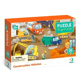 Дитячий пазл "На будмайданчику" DoDo Toys 300373, 30 елементів