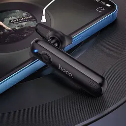 Bluetooth-гарнітура Hoco Diamond business BT headset E63 BT 5.0 моно до 6 годин - мініатюра 4