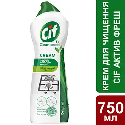 Крем для чищення Cif Актив Фреш 750 мл - мініатюра 3