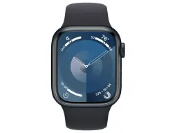 Смарт-годинник Apple Watch Series 9 GPS + Cellular 41mm Midnight Alu. Case w. Midnight S. Band - M/L (MRHT3) - мініатюра 2