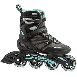 Ролики Rollerblade Zetrablade W 2024 250 Чорний-Блакитний