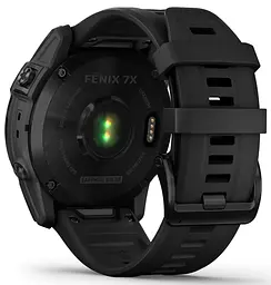 Смарт-годинник Garmin Fenix 7X Sapphire Solar Edition Black DLC Titanium with Black Band (010-02541-22/23) [67894] - мініатюра 5