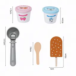 Дерев’яний набір морозива Ice Cream Counter   - мініатюра 3
