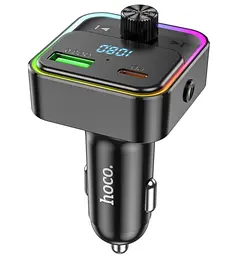 Автомобільний FM модулятор (трансмітер) Hoco E81 PD30W + QC3.0 з швидкою зарядкою - мініатюра 2